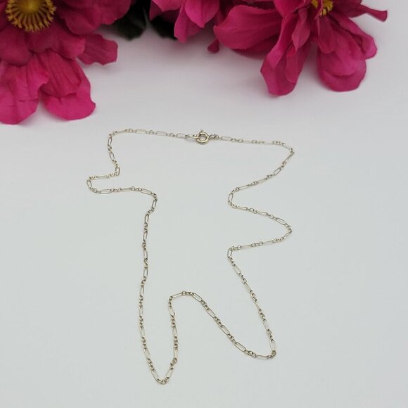Sterling Silver 2.5mm Figaro Chain Necklace | REEDS Jewelers Vintage Sterling Silver Figaro Chain Necklace 18\
